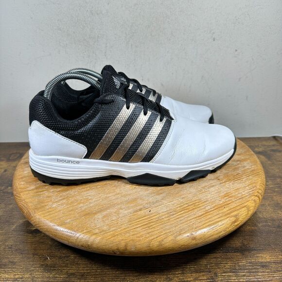 adidas Other - Adidas 360 Traxion Bounce Men's‎ Size 9 Black White Sneakers Shoes Q44994